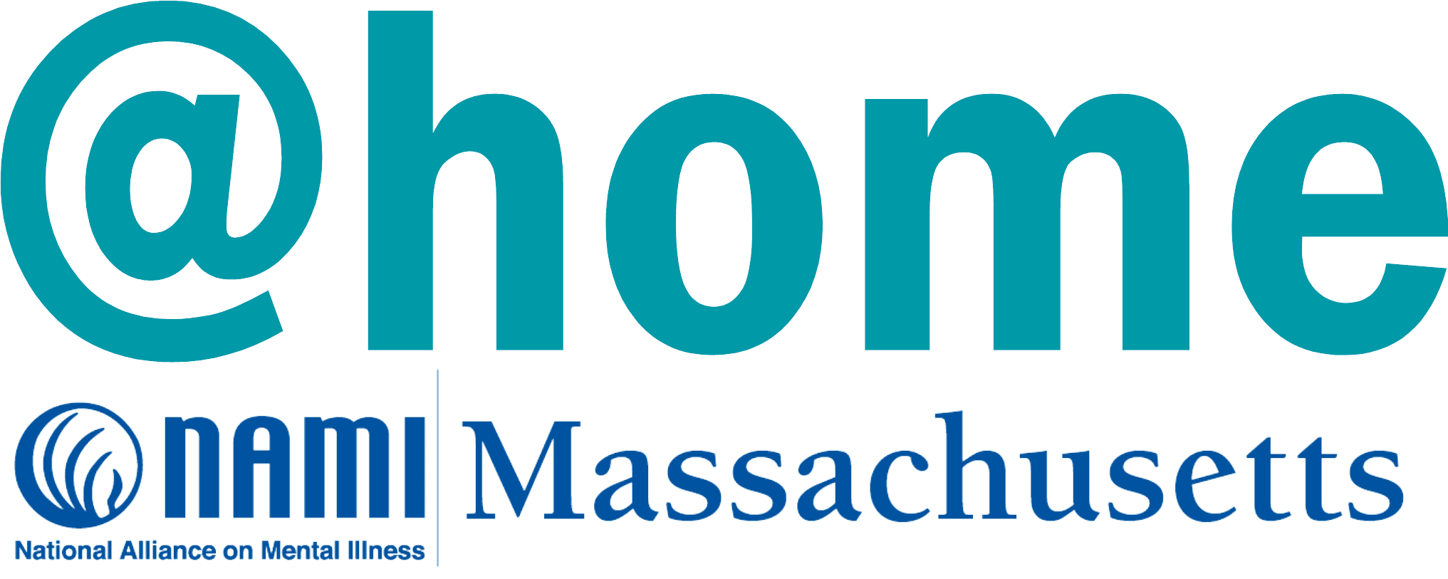 NAMI Mass @home program logo