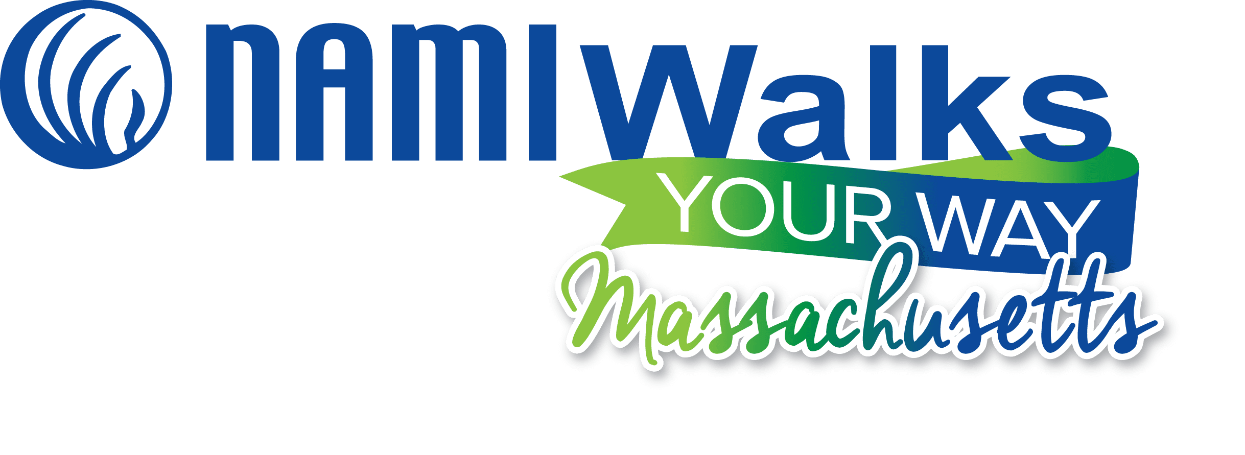 NAMIWalks Your Way Massachusetts logo