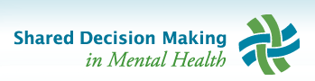 shared decision making in mental health logo